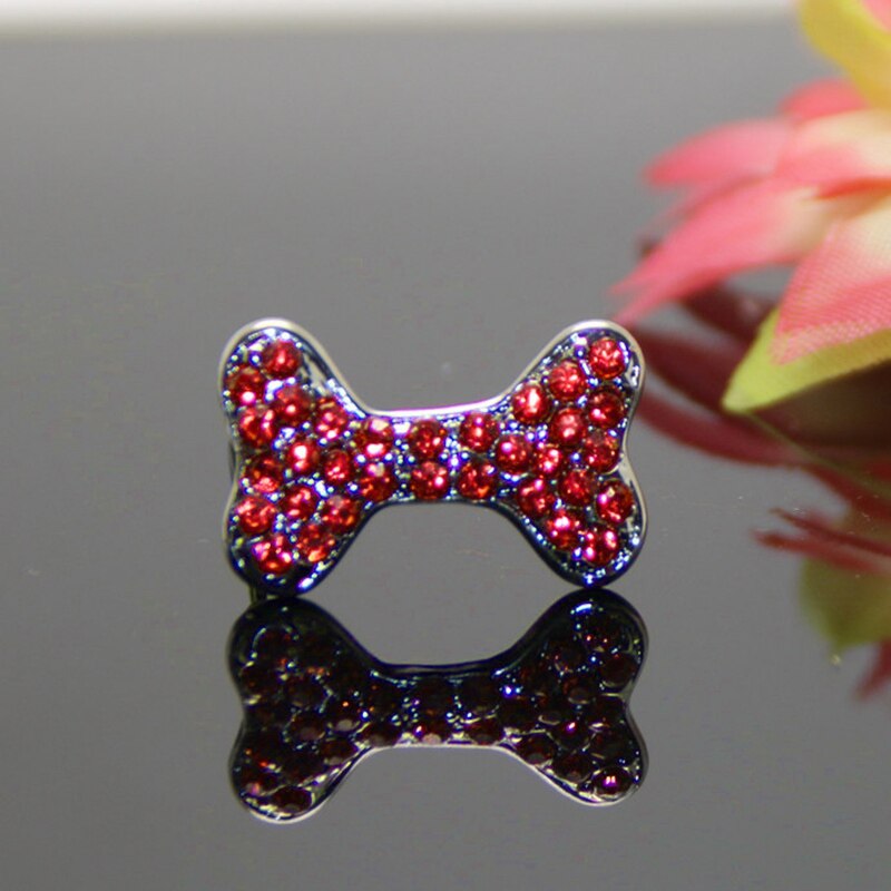 Smuk kæledyrslegering hårspænde rhinestone stil hund hovedbeklædning sød sløjfe blomst hårnåle multifarve hunde hår tilbehør