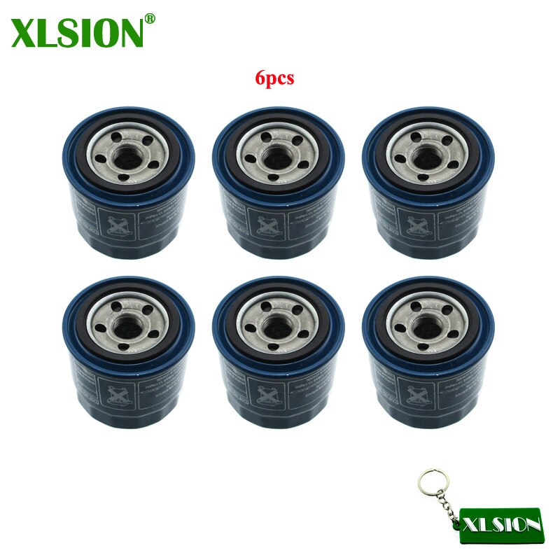 XLSION Oil Filter For Kia Hyundai 1.6L 1.8L 2.0L 2.4L Replace 26300-35501 26300-35502 26300-35503 26300-35504 26300-35A00: 6pcs