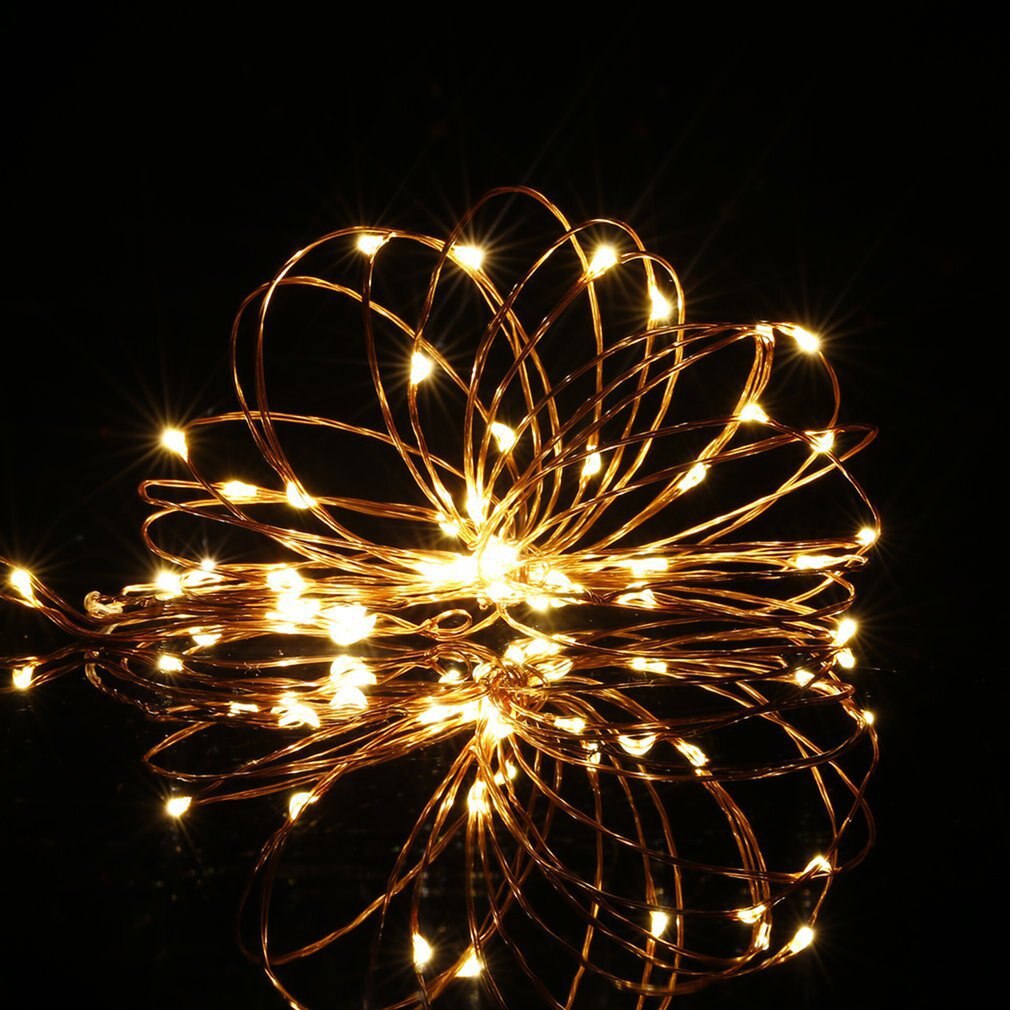 120 Led 12M Led Light String Dc Plug + Led Controller In Kerstversiering Bedrijf Ambachten Tuin Decoratie