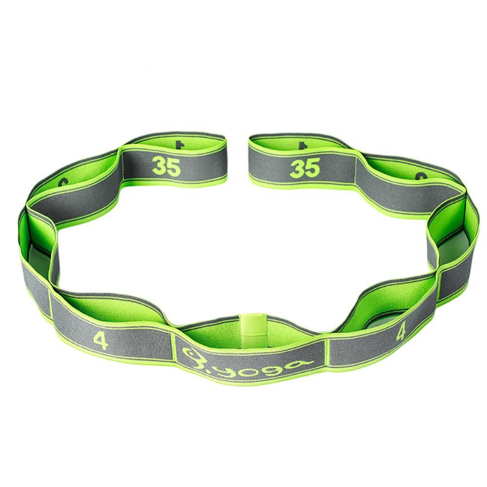 Gym Fitness Yoga Pilates Stretch Strap Belt Physical Training Resistance Band Pilates Sport Training Workout Elastic Bands:  Green