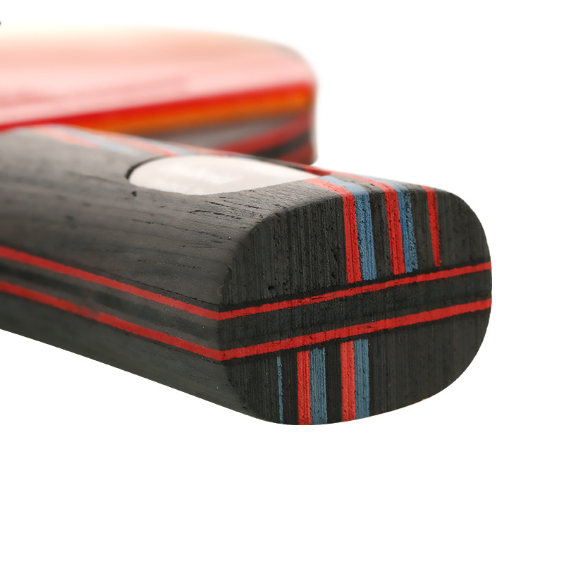 Raqueta de tenis de mesa S6, raqueta de Ping Pong con funda para bolsa, pelotas de tenis de mesa gratis, con espinillas de elasticidad en paleta