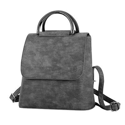YBYT neue PU leder frauen rucksack Mehrzweck satchel weibliche shopping schulter taschen damen lässig reise rucksäcke: Grau