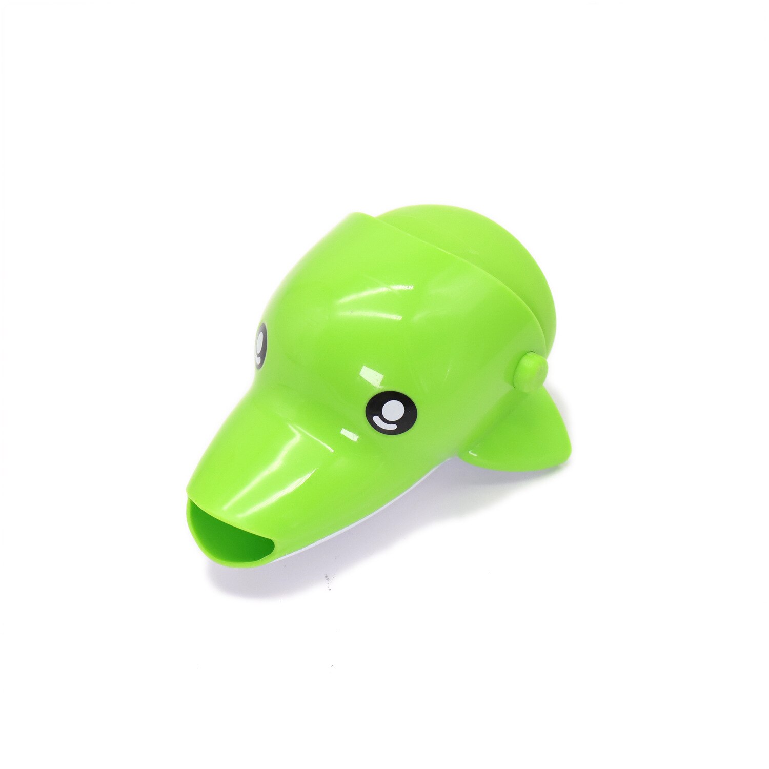 Barn baby barn guide ränna baby tvätt djur-kranförlängare handtvätthjälp barn badhuvud  m4: Grön delfin