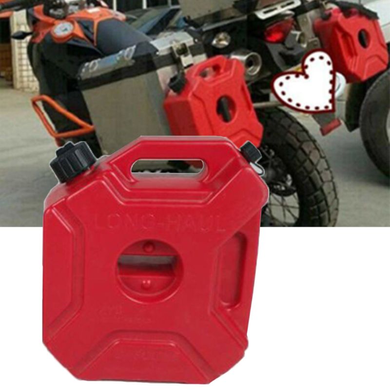 Motorfiets 3l draagbare jerrycan benzine antistatische plastic auto brandstoftank