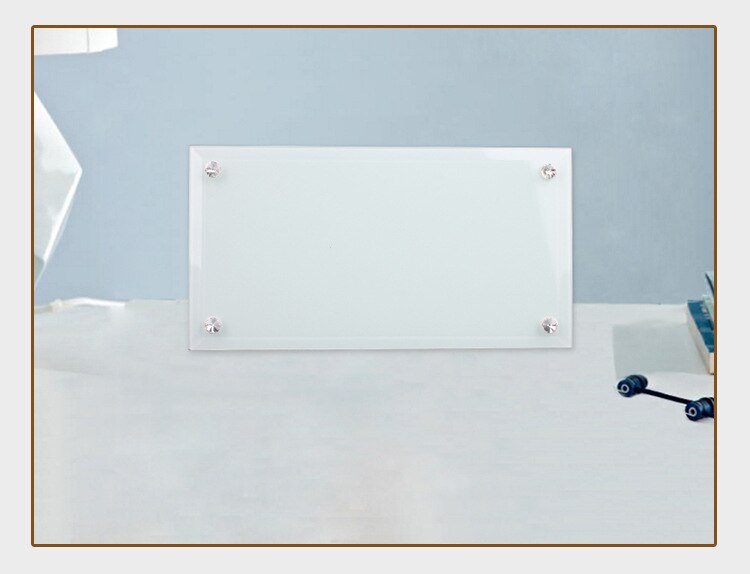 2pcs Blank Sublimation Crystal glass painting personality DIY glass frame Printing Sublimation Ink Transfer Print