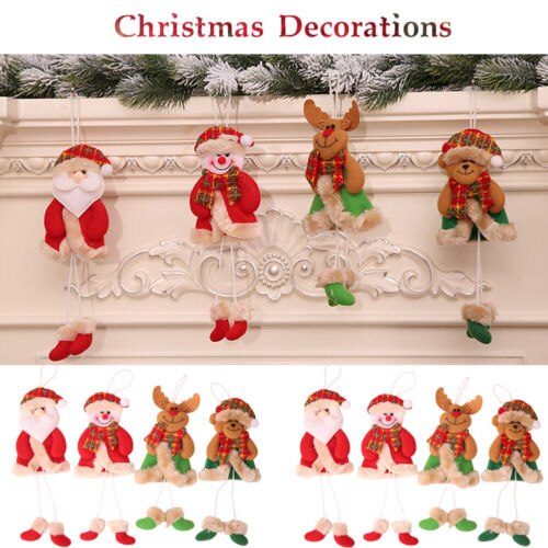 Kerst Ornamenten Leuke Welkom Santa Sneeuwpop Xmas Deur Opknoping Decoratie Ons