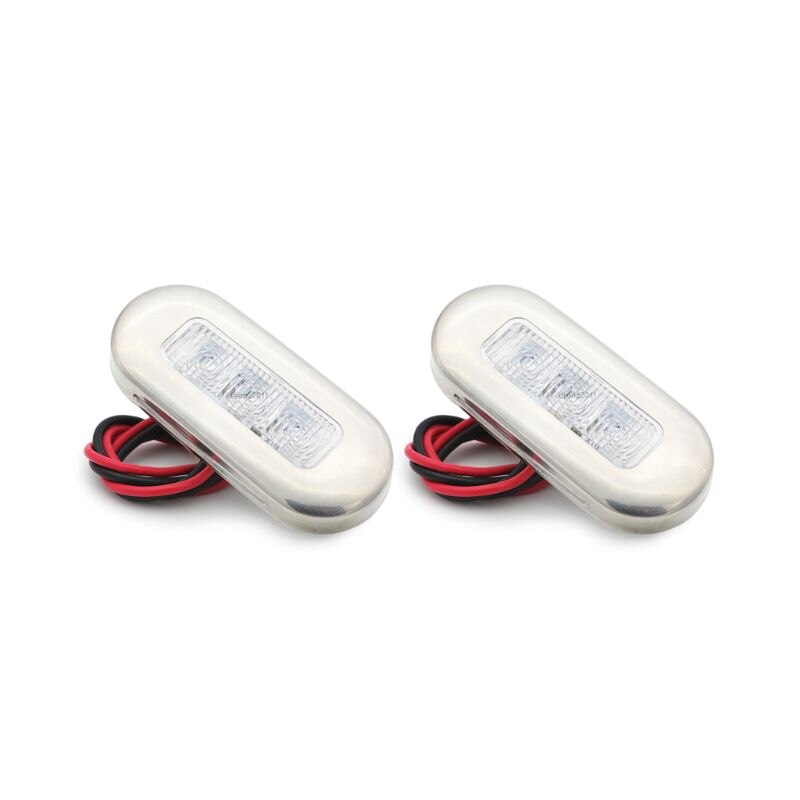 4x3 led 12v barco escada deck lado marcador luz de cortesia luzes indicadoras turn signal iluminação marinha barco acessório luzes traseiras