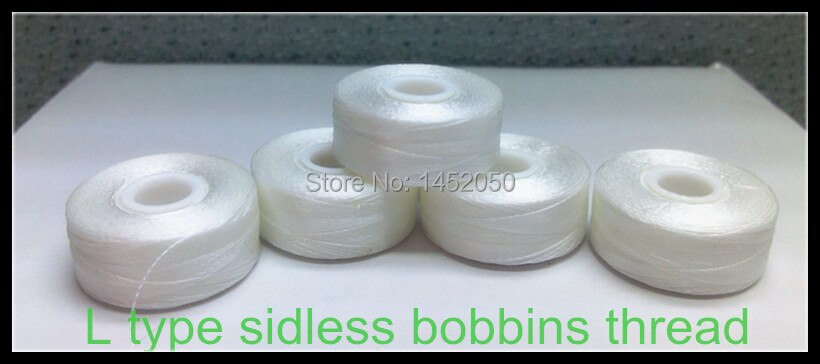 Pre-wound Bobbin Thread L Size Sideless 75D/2