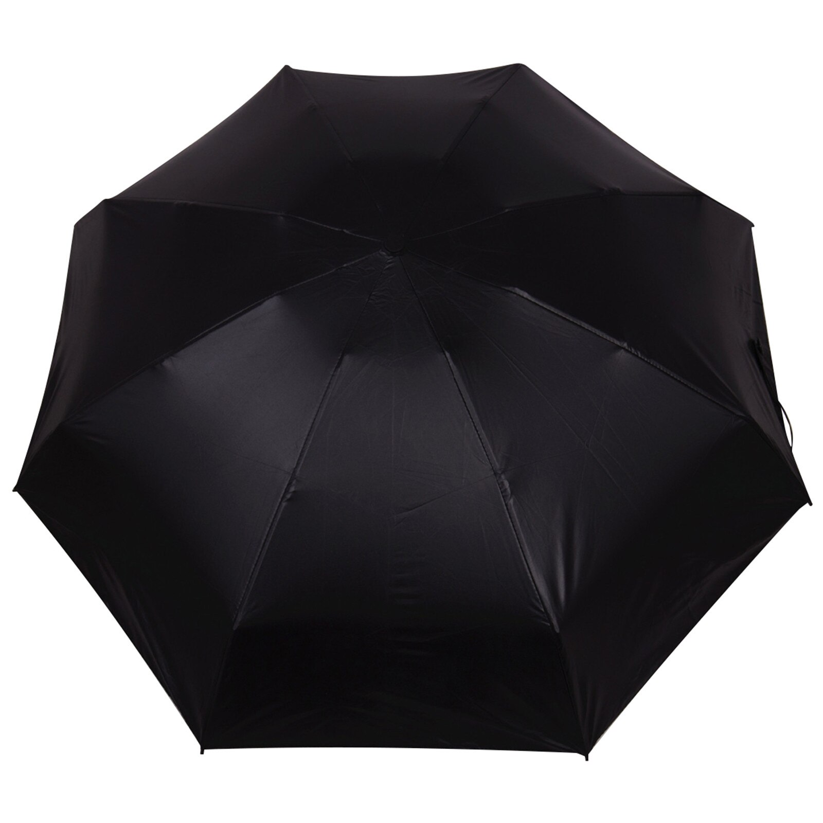 Kleine Zon Regen Paraplu Vijf Opvouwbare Leuke Anti Uv Paraplu Kids Strand Parasol Winddicht Paraplu FP8: Black