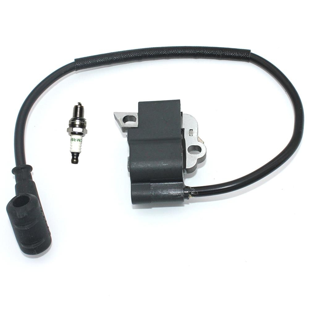 Módulo de Bobina De ignição com Spark Plug CMR6H para Motosserra Stihl MS201 MS201T MS201C MS201 2-Mix PN #1145 400 4711 1145 400 1303 000