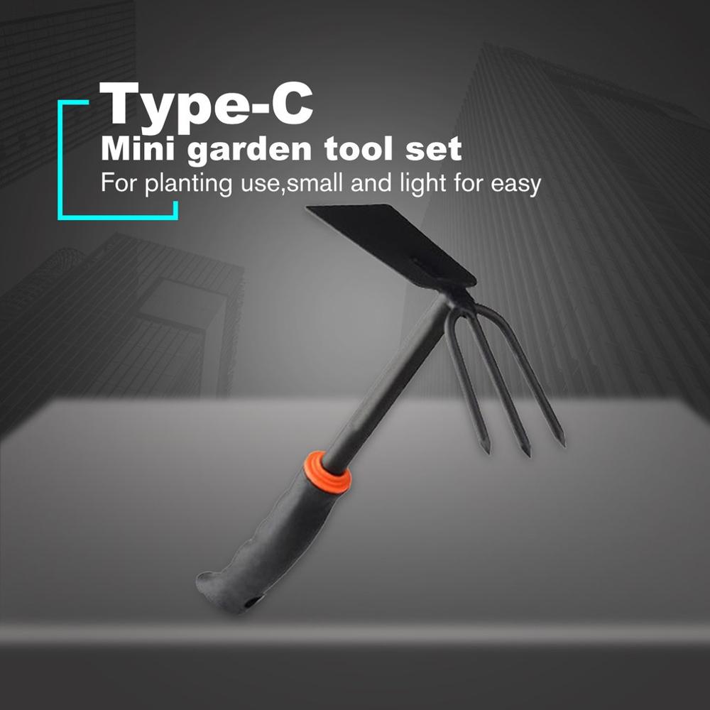 Haveredskab udendørs bonsai værktøj skovle spader transplantation murske kultivator hånd rive plante potte blomster planteværktøj: Type-c