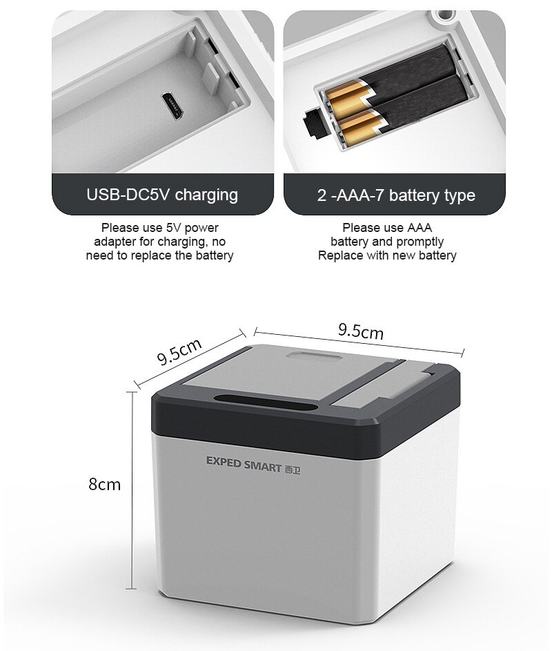 1PC Electric Toothpick Holder Portable Automatic Sensor Toothpick Dispenser Smart Toothpicks Box Dispenser Tooth Pick Holder