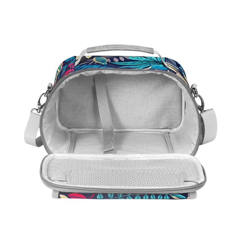 Sacs à main portables de voyage avec poches étui de transport housse boîte de rangement sac à bandoulière pour-Cricut Joy Machine et accessoires: Bleu profond
