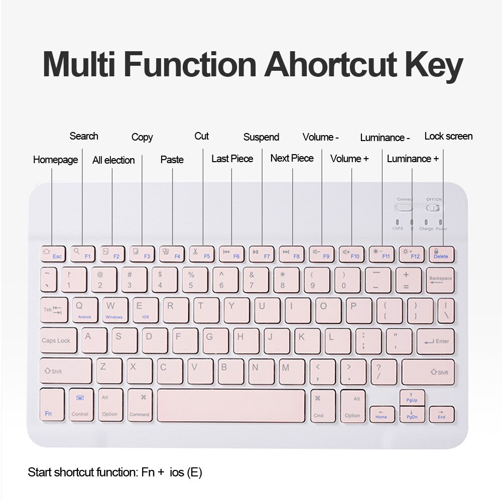 For IPad 7th 8th 9th Generation tablet Keyboard for IPad 10.2 Pro 11 Air 4 10.9 Air 2 Air 9.7 Keyboard Funda