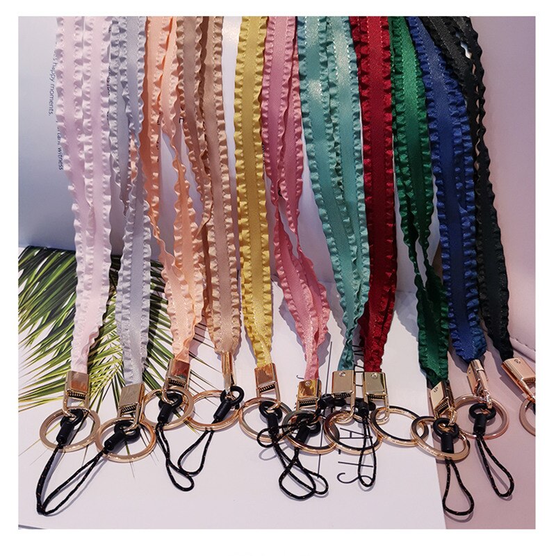 Telefoon Ketting Lanyard Is Geschikt Voor Iphone 13 Xiaomi Samsung Sleutelhanger Telefoon Lanyard Lotusblad Chain Polsband Lanyard