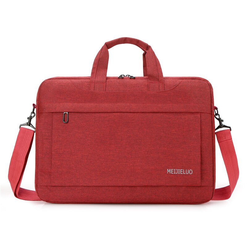 Sac à bandoulière en tissu pour hommes et femmes, mallette étanche de grande capacité: Red