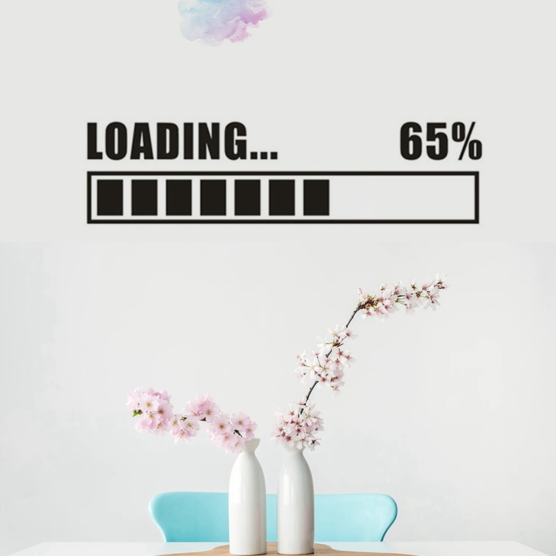 Wall Stickers Vinyl Decal Loading Gamer Gaming Wall Sticker RoomMates Home Decor Wall Art Murals