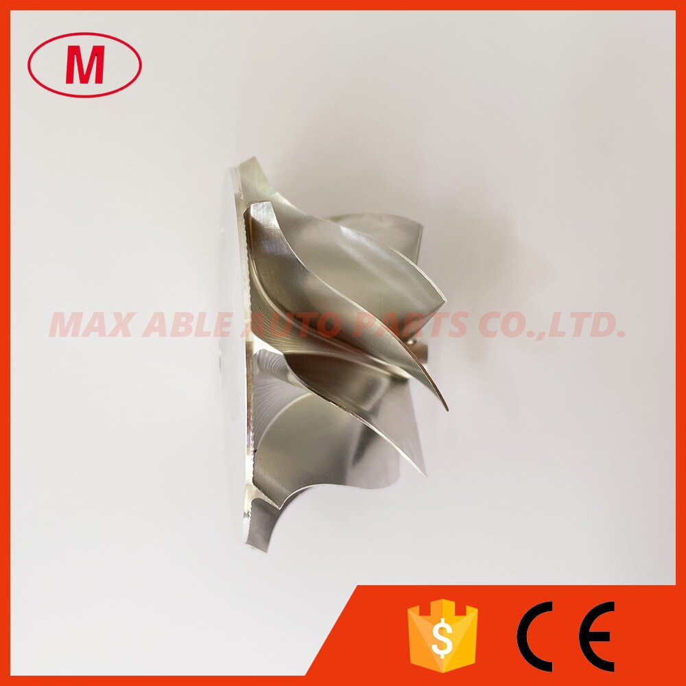 GT1749V reverse 41.83/54.00mm 9+0 blades high performance turbo milling/aluminum 2618/billet compressor wheel for 06L145702L