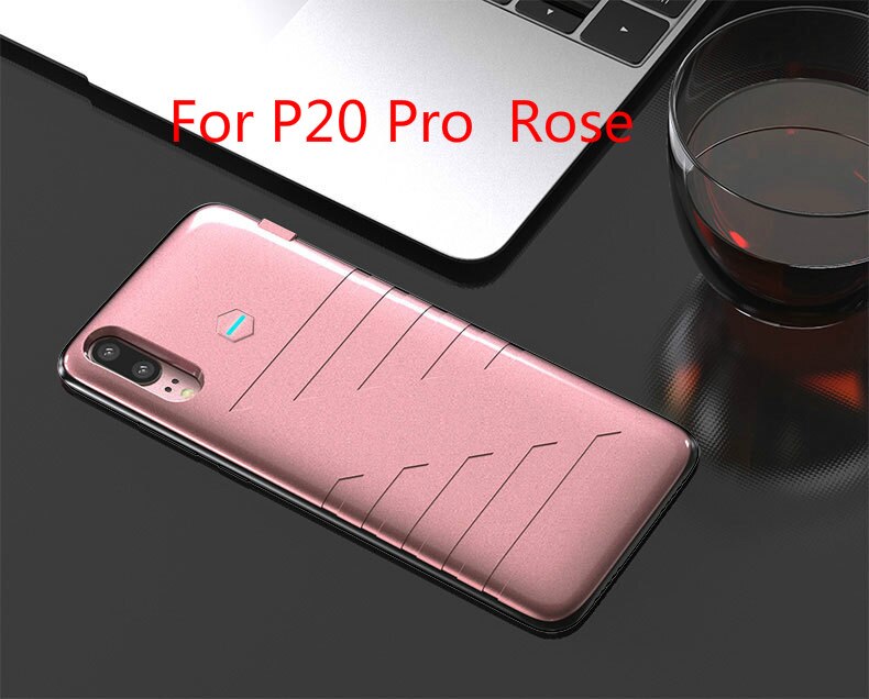 NENG – coque de téléphone portable avec batterie 6800 mAh, étui de chargeur pour huawei P20 Pro: For P20 Pro  Rose