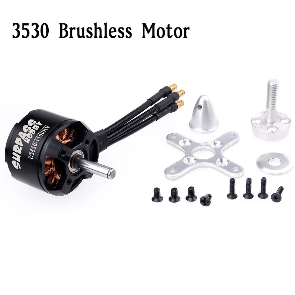 SURPASS HOBBY RC Motor 3530 - 1100KV / 1400KV - Metal - for RC Airplanes