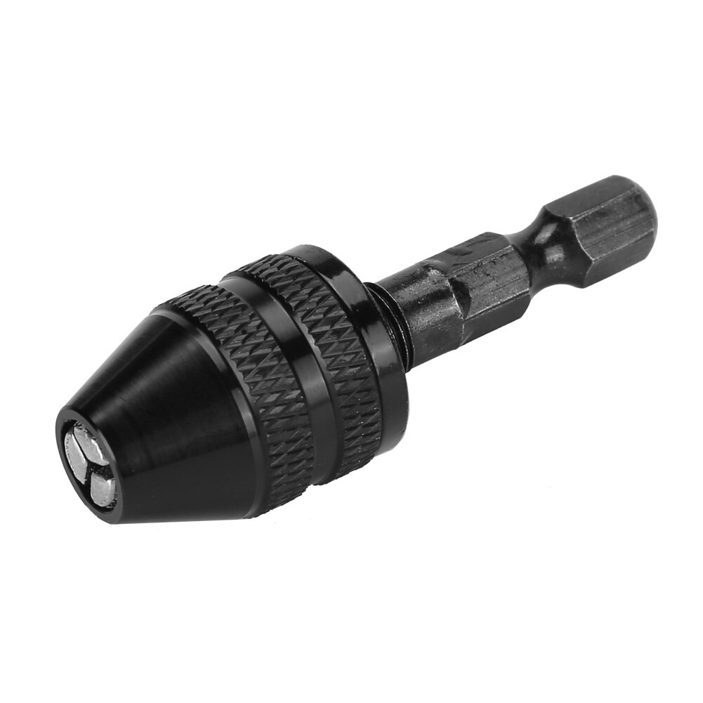 Keyless Drill Chuck 6.5mm Hex Shank Electric Screwdriver Drill Chuck Adapter Quick Change Converter Drill Bit Tool