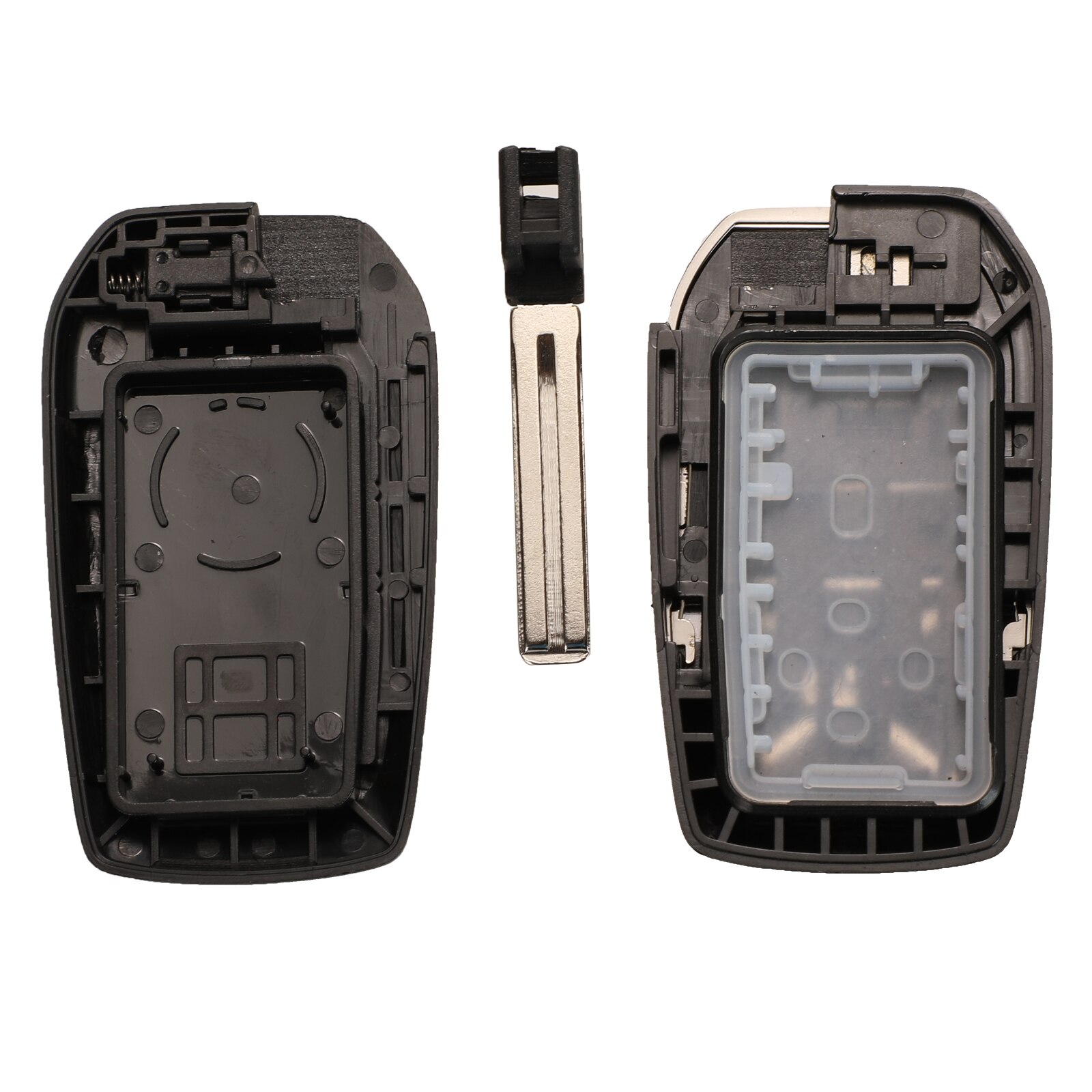 Kutery 4/5 botones modificado remoto de reemplazo de llave inteligente caso Fob para Toyota Previa Alphard Prius con hoja de inserción