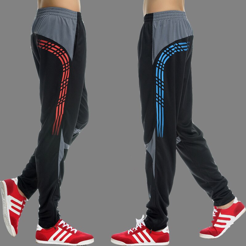 Männer Sport Laufhose Zipper Taschen Fußball Fußball hose Training sport Jogginghose Nachfrage jogging Gym Lange Hosen