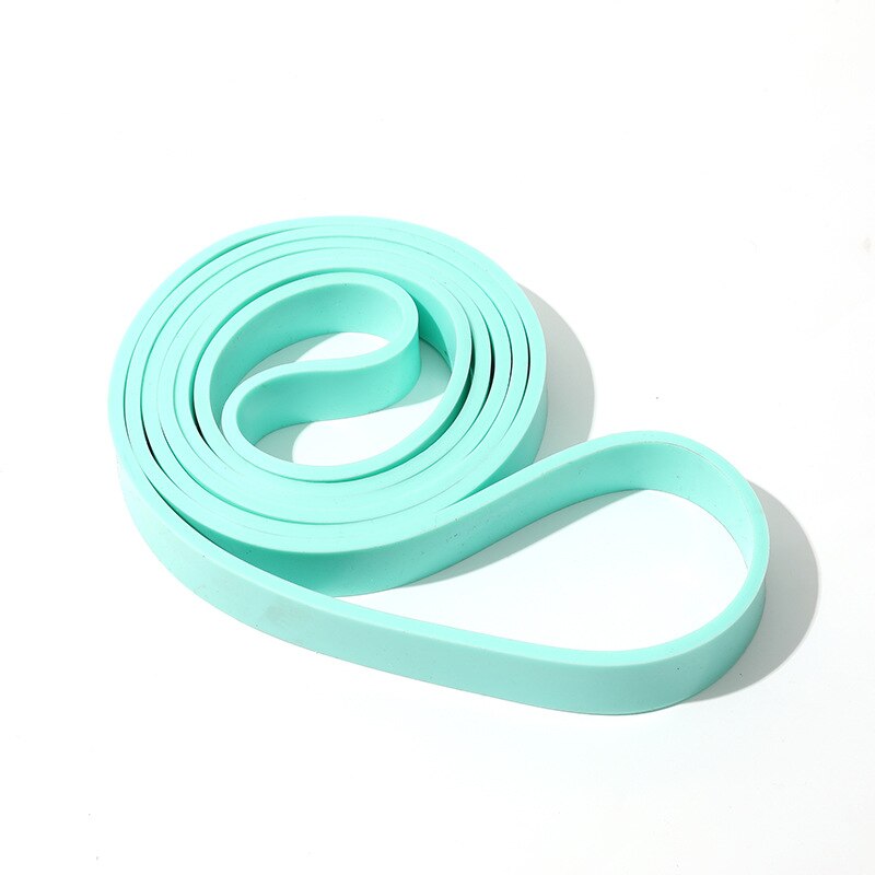 Tpe-yoga-übungsband, elastisches band, fitnessgerät, widerstandsband, klimmzugband, hilfszugband, heimfitnessgerät, elastischer yogagurt