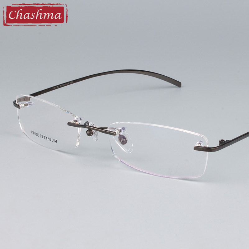 Chashma unisex briller brillestel titanium brillestel kvindelige mandlige optiske briller