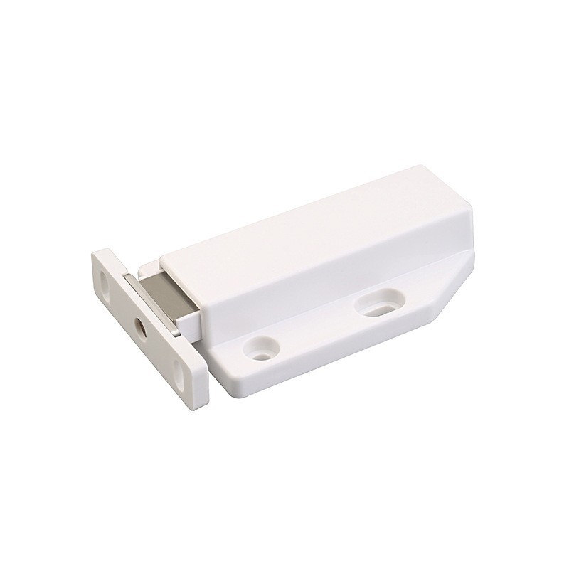 Deur Pusher Zwart Kleur Kast Vangt Magneet Deur Stopt Dichter Magnetische Verborgen Deur Stoppers Demper Buffer Gespen Voor Deuren: Black