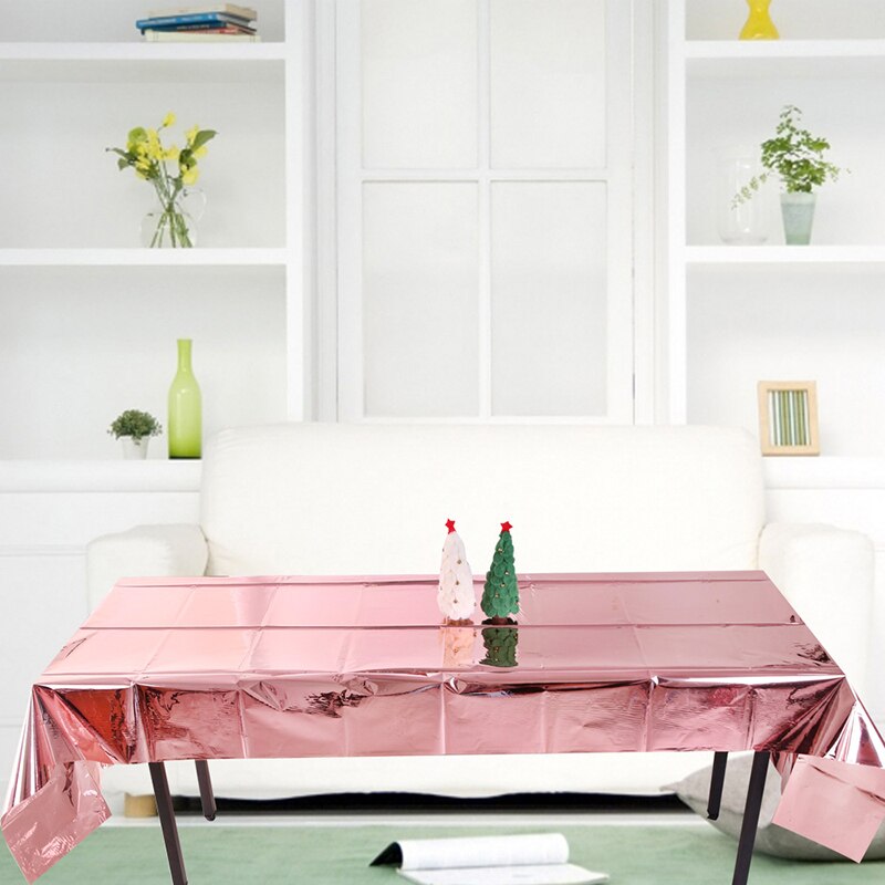 Rose Gold Foil Tablecloth Tablecloth Shiny tablecloth, Suitable For Party Wedding Anniversary Thanksgiving Christmas