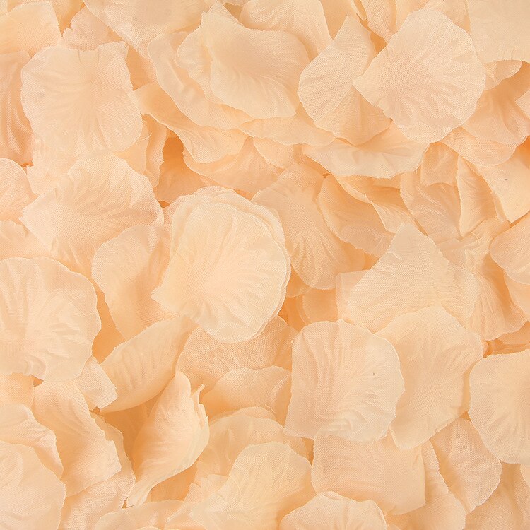 MOLANS 500pcs 5*5cm Silk Imitation Rose Petals for Wedding Decoration Muti-color Fabric Flower for Proposal Arrangement Ornament: 25