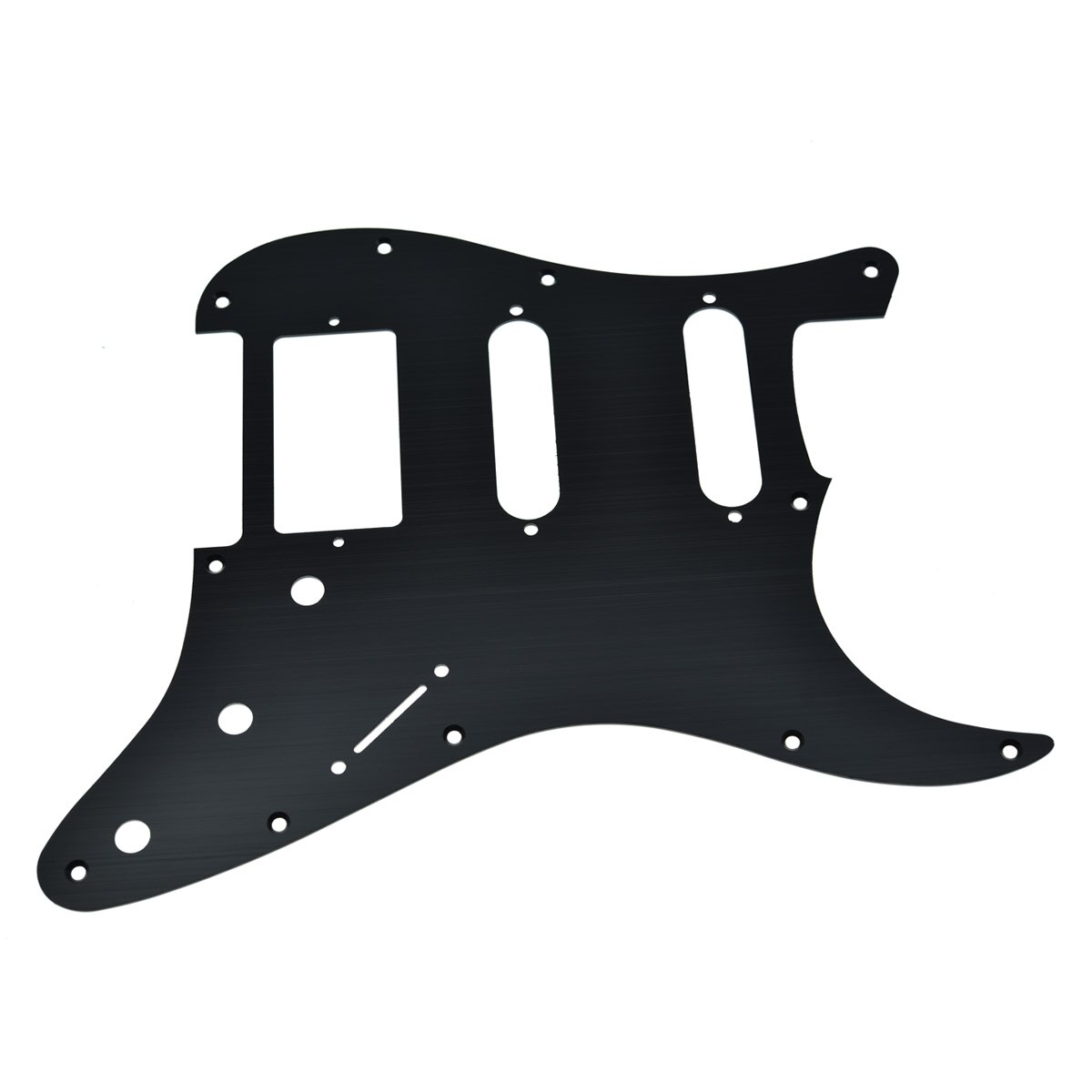 KAISH – Pickguard en aluminium anodisé, 11 trous, métal, Style moderne, ST Strat HSS, pour garde-boue américain/mexicain