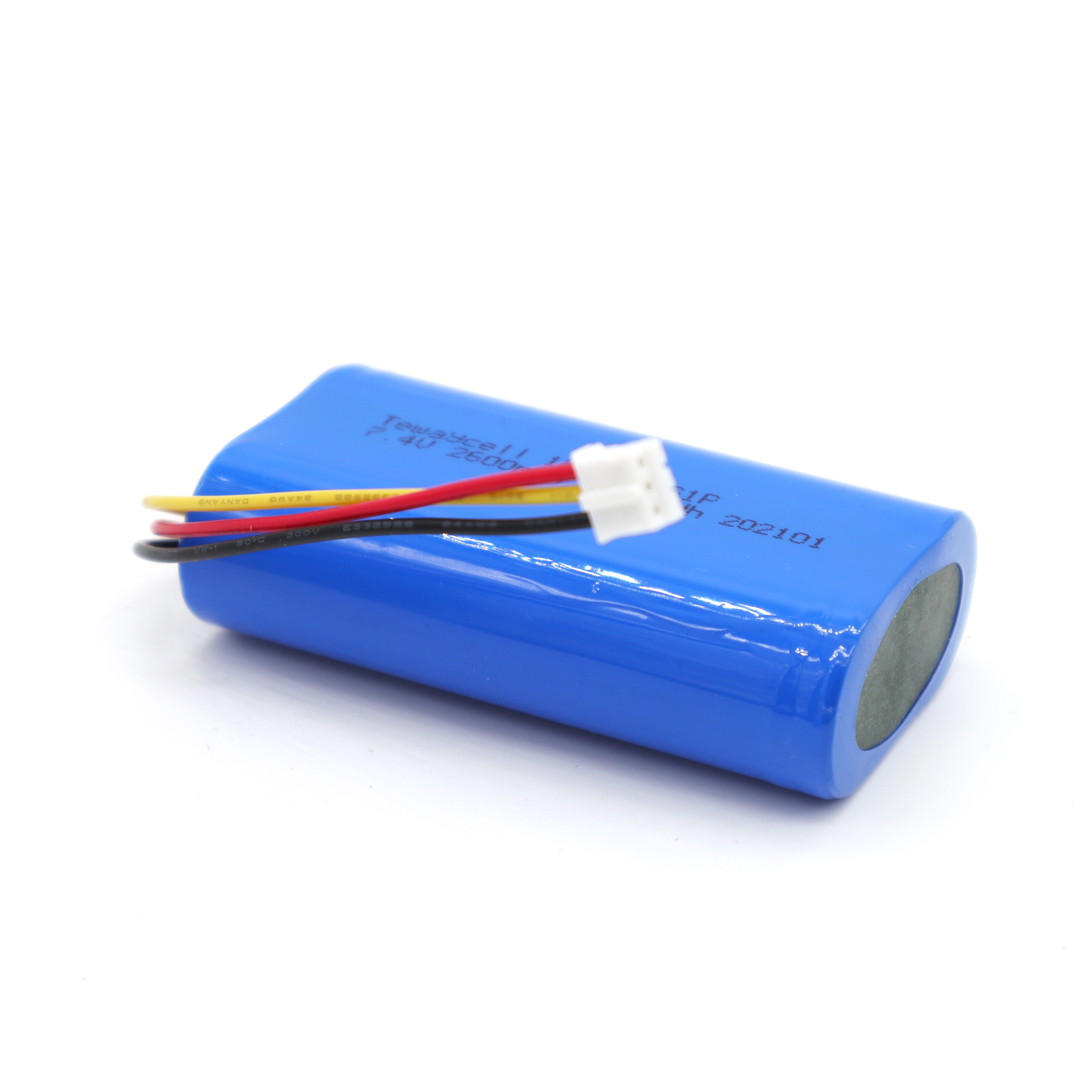 Tewaycell NTC Protection 7.4v 18650 2s1p 2600mAh Battery Pack With Pcb And Connector