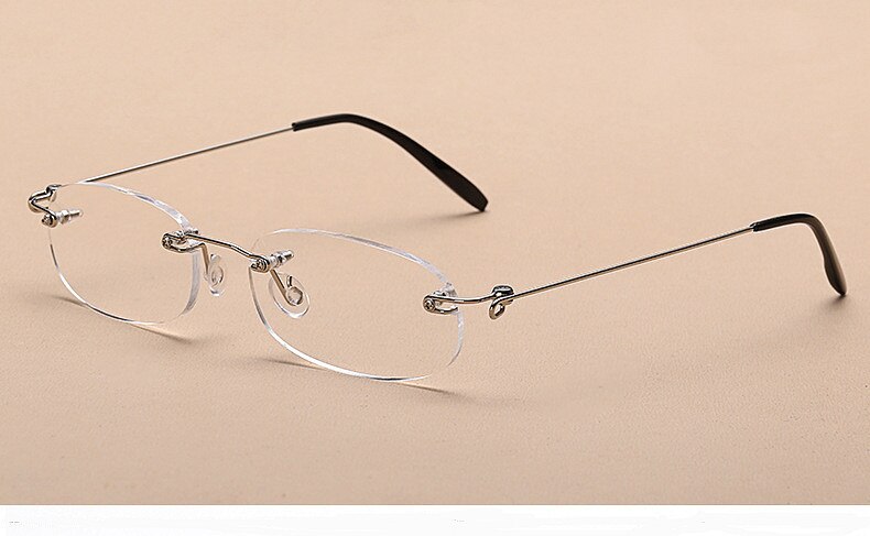 Uvlaik kantløse læsebriller progressive gennemsigt... –