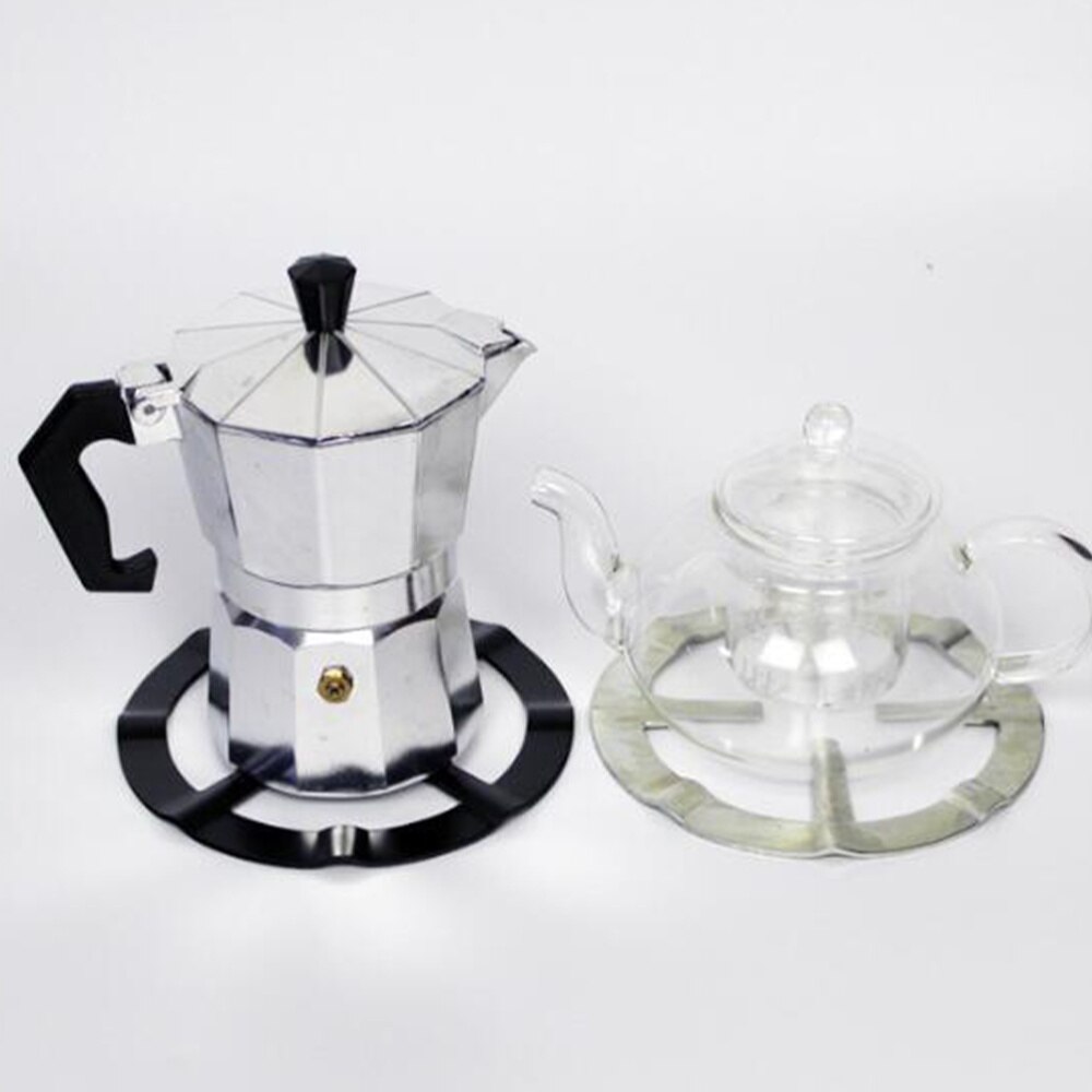 Moka Pot Kachel Stand Koffie Pot Houder Gas Range Ondersteuning Ring Brander Rooster Gas Kookplaat Rack