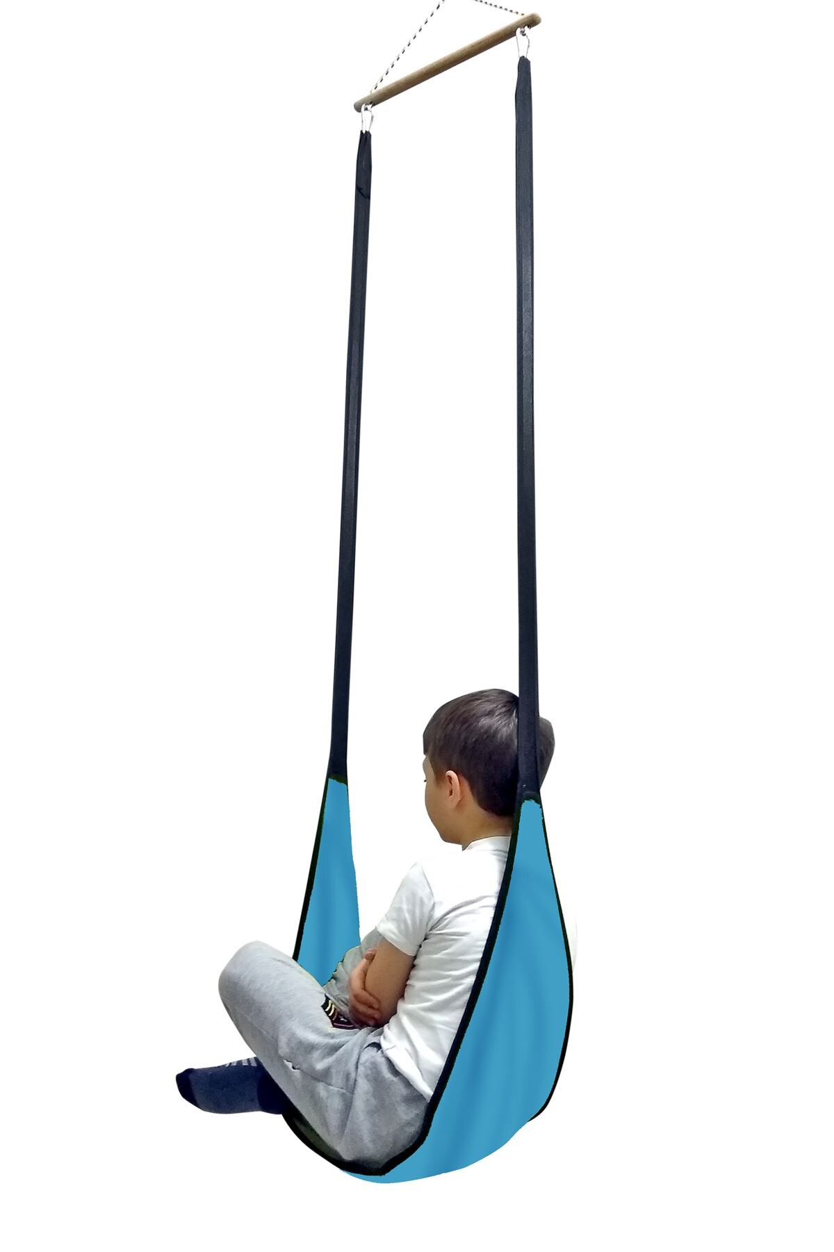 Blauw Natuur Picknick Hangmat Kinderen Swing Huis Tuin Gebruik Opknoping Beugel Activiteit Kids Model Amusement Modellen