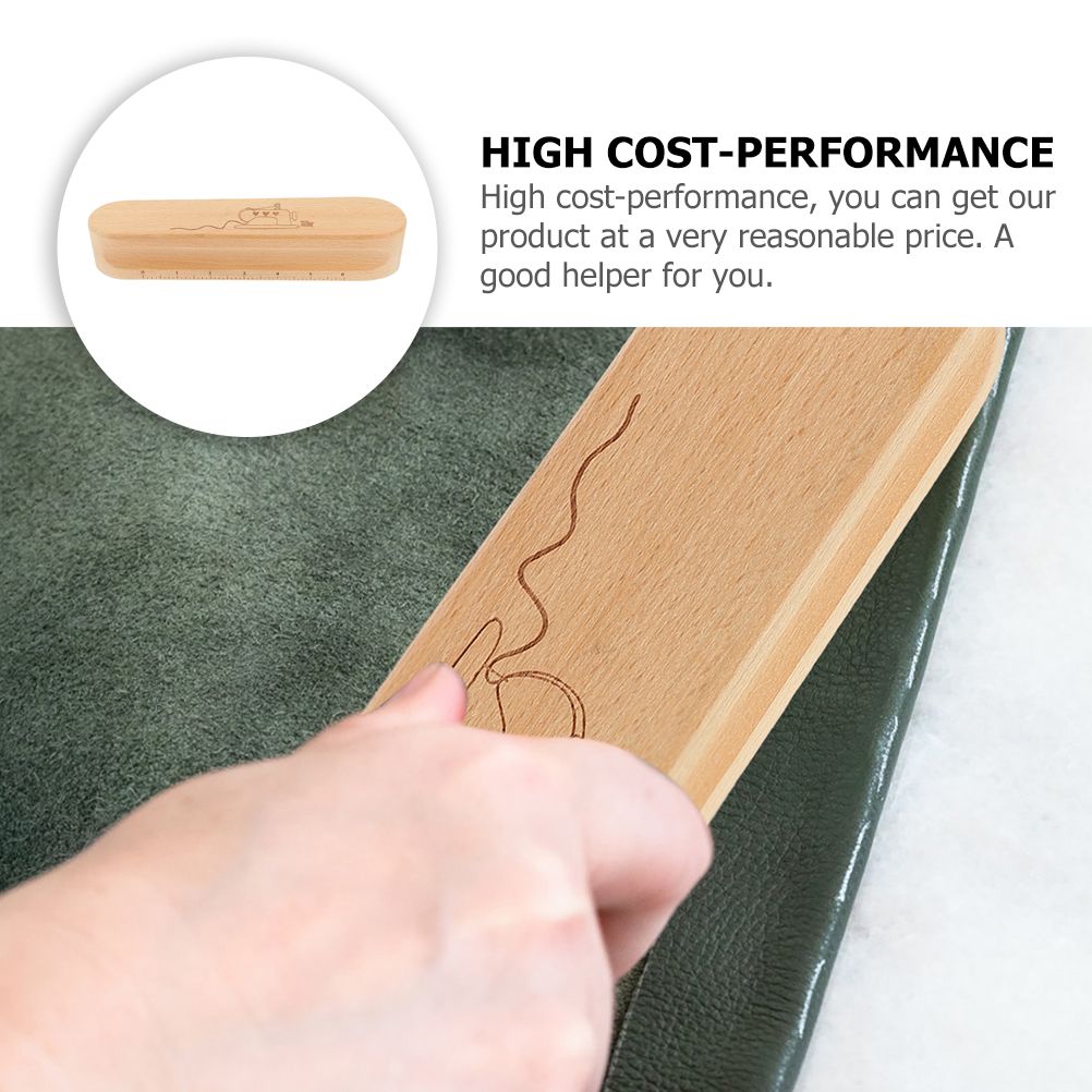 Strijkplaat Naaien Houten Blok Quilters Klepel Kleermakers Presser Draagbaar Praktisch Houten Quilter Blok