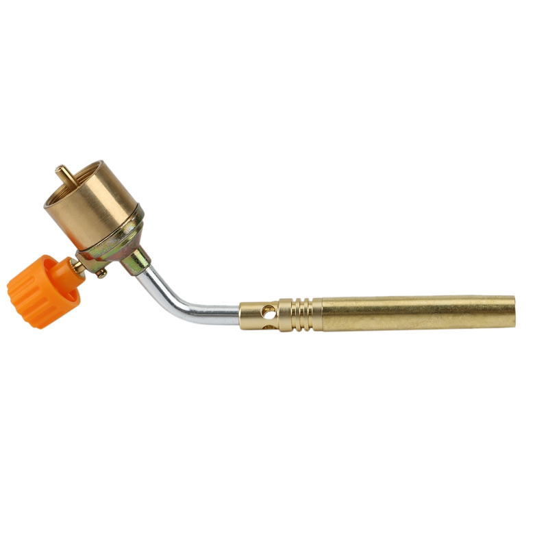 Brass MAPP, Propane Gas Torch, Automatic Ignition Trigger, Heating Welding Burner, Suitable For Camping And Welding