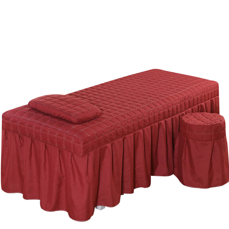 Massage Tafel Laken - Effen Kleur - Polyester Katoen Mix - Met Gat voor Salon & Thuisgebruik