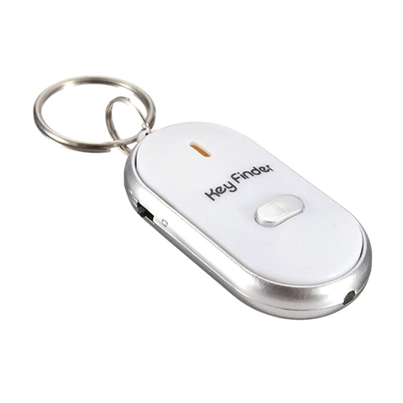 Led Key Finder Locator Vind Verloren Sleutels Chain Sleutelhanger Whistle Sound Control EM88