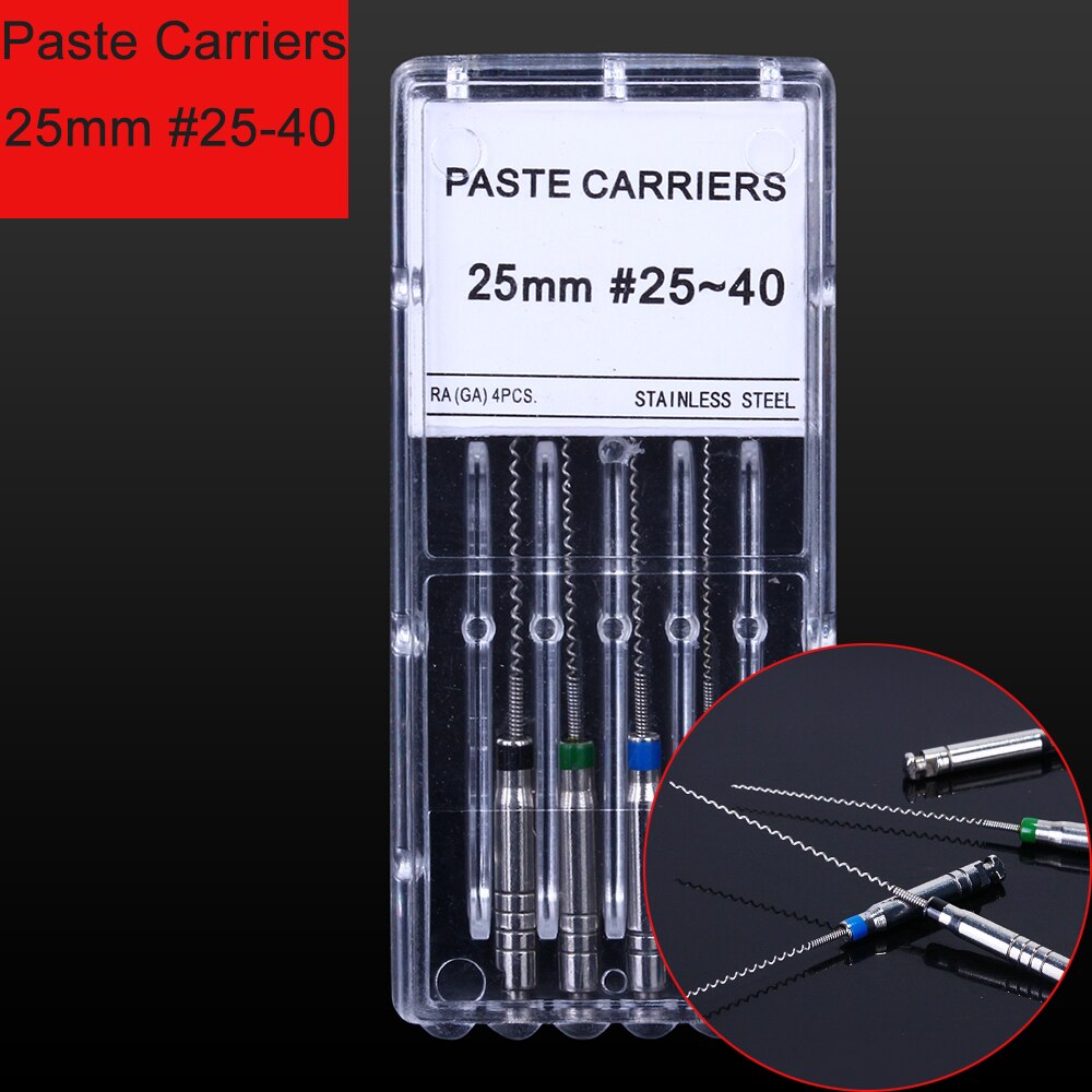 6Pcs/Box Dental Endodontic Endo Files Reamers Drill Burs Peeso Reamers: Paste Carriers