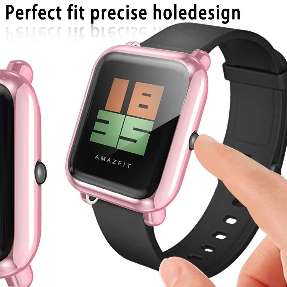 For Amazfit Amazfit Bip 5 3 S U Pro Lite Band Stainless Steel Metal Strap For Amazfit GTS4 3 2e Mini with Screen Protective Case