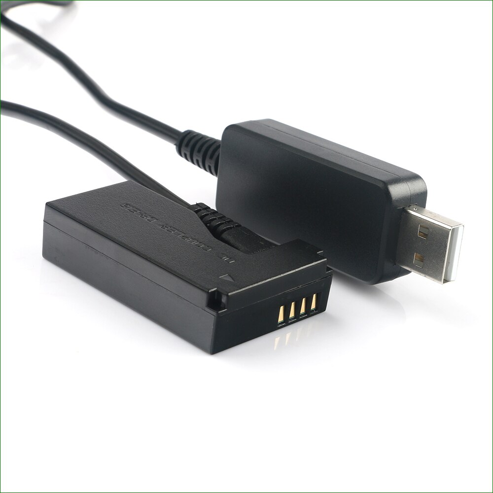 5V USB LP E12 LPE12 ACK-E15 DR-E15 Dummy Battery&DC Power Bank USB Cable for Canon EOS 100D Rebel SL1 Kiss X7 PowerShot SX70 HS