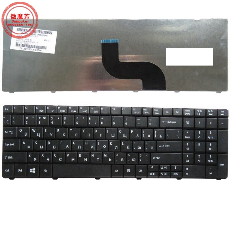 Russische Keyboard voor Acer voor TRAVELMATE TM 5742G 5742Z 5742ZG 5744 5744Z Zwarte laptop toetsenbord