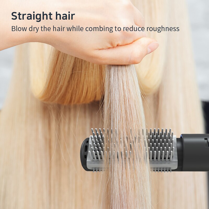 ANLAN-cepillo de aire 3 en 1 multifuncional, peine para el cabello, Alisador, secador de pelo de un paso, peine de aire, herramienta de alisado