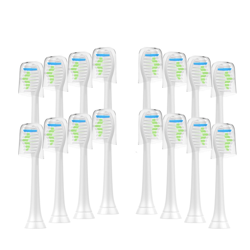 Cabezales de cepillo de dientes para HX6511, HX9362, HX6013, HX6063, HX3110, HX3212, HX6231, HX6631, HX6711, HX6721, HX8911, 8, 12, 16, 20 unidades: Rojo