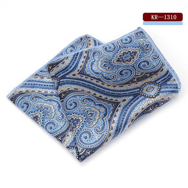 Yishline heren polyester zijden zakdoek paisley pochet bruidegom gala bruiloft feest borst handdoek zakdoeken accessoires: Kr1310