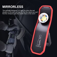 COB Lantern Hanging Work Light with Magnet Rechargeable Car Detailing Tools Portable Car Paint Checking Torch Power Light