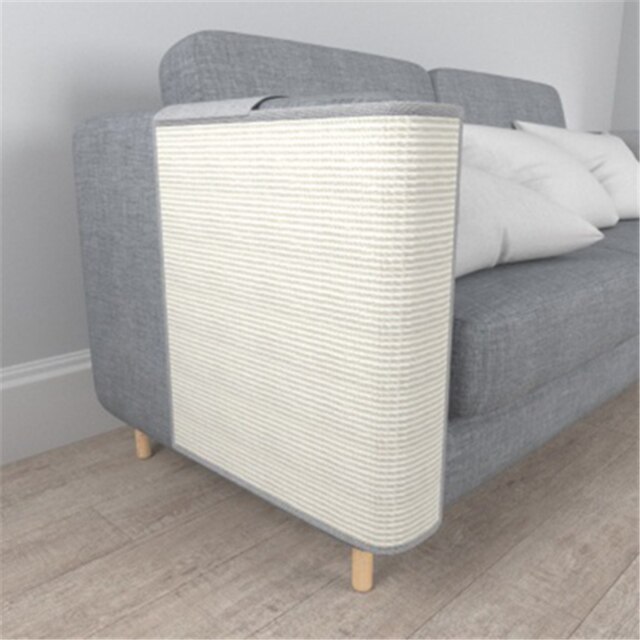 Rascador para gatos con almohadilla Sisal, Protector de muebles para sofá, garra de gato, entrenamiento, rascador de gatos, almohadilla de pata con uña Invisible: Style2 Gray Right
